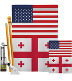 US Georgia - States Americana Vertical Impressions Decorative Flags HG140761 Made In USA