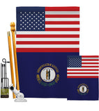 US Kentucky - States Americana Vertical Impressions Decorative Flags HG140768 Made In USA