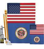 US Minnesota - States Americana Vertical Impressions Decorative Flags HG140774 Made In USA