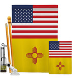 US New Mexico - States Americana Vertical Impressions Decorative Flags HG140786 Made In USA