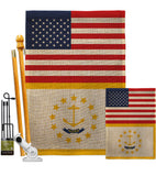 US Rhode Island - States Americana Vertical Impressions Decorative Flags HG140798 Made In USA