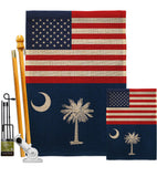 US South Carolina - States Americana Vertical Impressions Decorative Flags HG140799 Made In USA