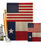 US Texas - States Americana Vertical Impressions Decorative Flags HG140804 Made In USA