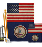 US Virginia - States Americana Vertical Impressions Decorative Flags HG140809 Made In USA