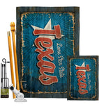 Texas Vintage - States Americana Vertical Impressions Decorative Flags HG140988 Made In USA