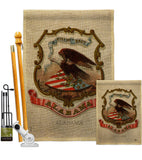 Coat of arms of Alabama - States Americana Vertical Impressions Decorative Flags HG141208 Made In USA