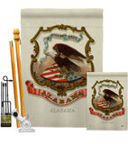 Coat of arms of Alabama - States Americana Vertical Impressions Decorative Flags HG141208 Made In USA