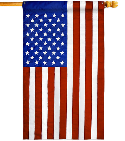 USA - States Americana Vertical Applique Decorative Flags HG108001