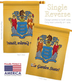 New Jersey - States Americana Vertical Impressions Decorative Flags HG108086 Made In USA