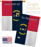 North Carolina - States Americana Vertical Impressions Decorative Flags HG108087 Made In USA