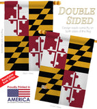 Maryland - States Americana Vertical Impressions Decorative Flags HG108102 Made In USA