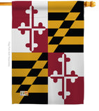 Maryland - States Americana Vertical Impressions Decorative Flags HG108102 Made In USA