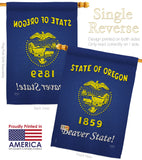 Oregon - States Americana Vertical Impressions Decorative Flags HG108109 Made In USA