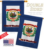 West Virginia - States Americana Vertical Impressions Decorative Flags HG108115 Made In USA