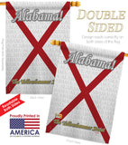 Alabama - States Americana Vertical Impressions Decorative Flags HG108117 Made In USA