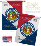 Missouri - States Americana Vertical Impressions Decorative Flags HG108129 Made In USA