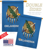 Oklahoma - States Americana Vertical Impressions Decorative Flags HG108131 Made In USA