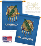 Oklahoma - States Americana Vertical Impressions Decorative Flags HG108131 Made In USA