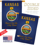 Kansas - States Americana Vertical Impressions Decorative Flags HG108132 Made In USA