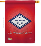 Arkansas - States Americana Vertical Impressions Decorative Flags HG108137 Made In USA