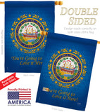 New Hampshire - States Americana Vertical Impressions Decorative Flags HG108145 Made In USA