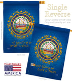 New Hampshire - States Americana Vertical Impressions Decorative Flags HG108145 Made In USA