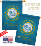 South Dakota - States Americana Vertical Impressions Decorative Flags HG108146 Made In USA