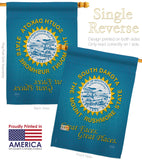 South Dakota - States Americana Vertical Impressions Decorative Flags HG108146 Made In USA