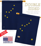 Alaska - States Americana Vertical Impressions Decorative Flags HG140502 Made In USA