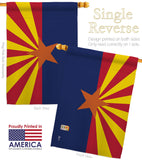 Arizona - States Americana Vertical Impressions Decorative Flags HG140503 Made In USA