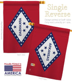 Arkansas - States Americana Vertical Impressions Decorative Flags HG140504 Made In USA