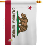 California - States Americana Vertical Impressions Decorative Flags HG140505 Made In USA