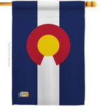 Colorado - States Americana Vertical Impressions Decorative Flags HG140506 Made In USA