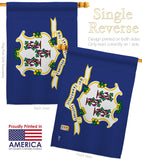 Connecticut - States Americana Vertical Impressions Decorative Flags HG140507 Made In USA