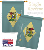 Delaware - States Americana Vertical Impressions Decorative Flags HG140508 Made In USA