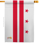 District of Columbia - States Americana Vertical Impressions Decorative Flags HG140509 Made In USA