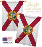 Florida - States Americana Vertical Impressions Decorative Flags HG140510 Made In USA