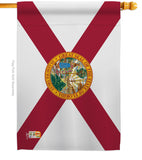 Florida - States Americana Vertical Impressions Decorative Flags HG140510 Made In USA