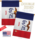 Iowa - States Americana Vertical Impressions Decorative Flags HG140516 Made In USA