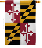 Maryland - States Americana Vertical Impressions Decorative Flags HG140521 Made In USA