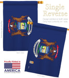 Michigan - States Americana Vertical Impressions Decorative Flags HG140523 Made In USA