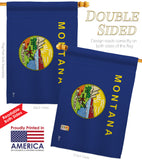 Montana - States Americana Vertical Impressions Decorative Flags HG140527 Made In USA