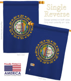 New Hampshire - States Americana Vertical Impressions Decorative Flags HG140530 Made In USA