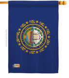 New Hampshire - States Americana Vertical Impressions Decorative Flags HG140530 Made In USA