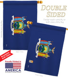 New York - States Americana Vertical Impressions Decorative Flags HG140533 Made In USA