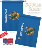 Oklahoma - States Americana Vertical Impressions Decorative Flags HG140537 Made In USA