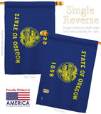 Oregon - States Americana Vertical Impressions Decorative Flags HG140538 Made In USA