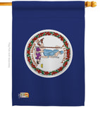 Virginia - States Americana Vertical Impressions Decorative Flags HG140547 Made In USA