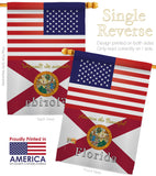 US Florida - States Americana Vertical Impressions Decorative Flags HG140561 Made In USA