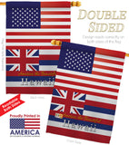 US Hawaii - States Americana Vertical Impressions Decorative Flags HG140563 Made In USA